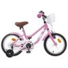vidaXL Laste Bike 16 Tolli 4&ndash;6 aastastele Hele roosa