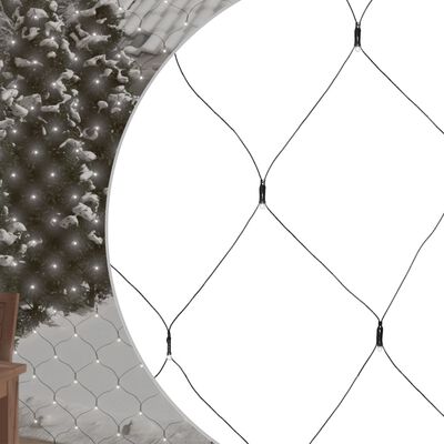 vidaXL jõulutulede võrk, külm valge, 4 x 4 m, 544 LEDi, siseruumi, õue
