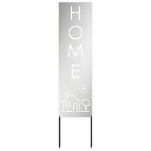 vidaXL Aia privaatsuse kate H&otilde;bedane 32 x 140 cm Tsingitud teras