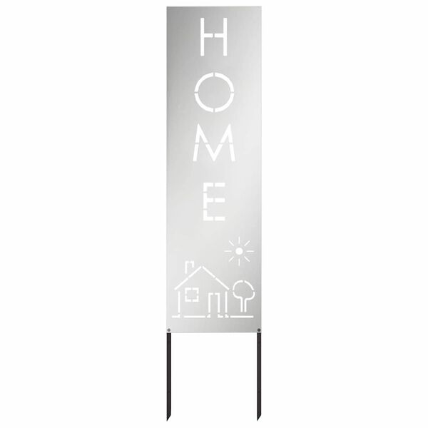 vidaXL Aia privaatsuse kate Hõbedane 32 x 140 cm Tsingitud teras