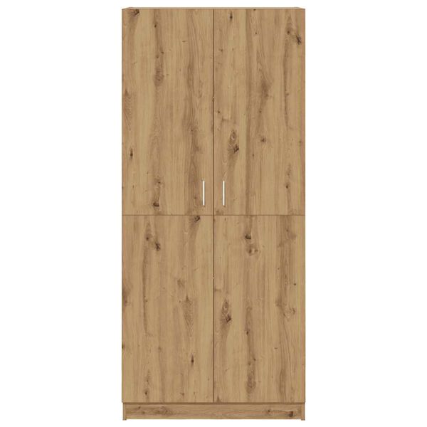 vidaXL riidekapp Artisan Oak 80x52x180 cm Engineered Wood
