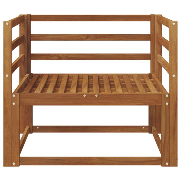 vidaXL V&auml;ljas Keskmine Diivan Tugev akatsiapuu Neutraalne