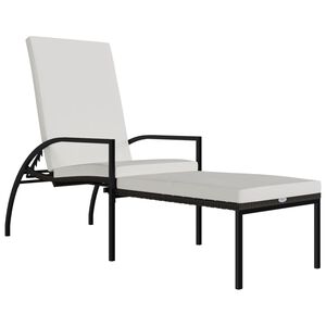 vidaXL jalatoega p&auml;evitustool, PE-rotang, pruun