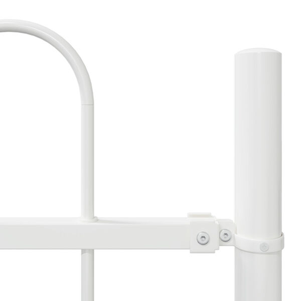 vidaXL Aiandus aiapaneel Valge 1.7 x 0.8 m Pulbervärvitud Teras