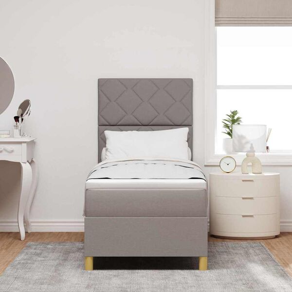 vidaXL Karbi vedrumadrats madratsiga Pruunikashall 80 x 200 cm kangas