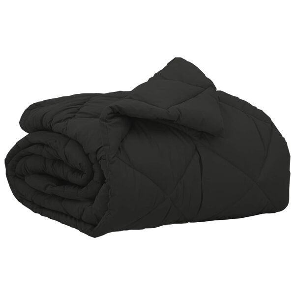 vidaXL T&auml;ispika aasta tekk Must 200 x 140 cm Mikrokiud