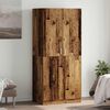 vidaXL Riidekapp Old Wood 80x52x180 cm Engineered Wood