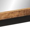 vidaXL vannitoapeegel, 55x1x60 cm, klaas ja mangopuit