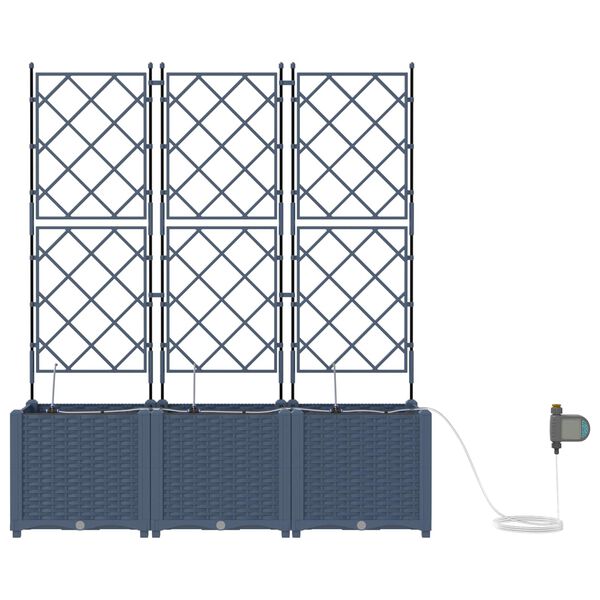 vidaXL Aia istutuspot Hall 120 x 120 x 142 cm Teras