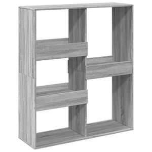 vidaXL ruumijagaja, hall Sonoma tamm, 100x33x115 cm, tehispuit