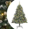 vidaXL Tehisj&otilde;ulupuu Roheline 180 cm PVC, Plastikk ja Teras