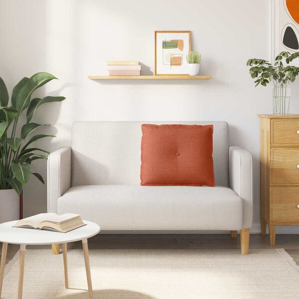 vidaXL Seljatugi padi Punane oranž 60 x 50 cm Korter kangas