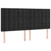 vidaXL peatsiplaat must 200 x 5 x 118/128 cm sametist