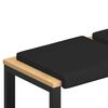 vidaXL Pingipadja 4 tk Kunstnahk Must S&uuml;gavus 35 cm