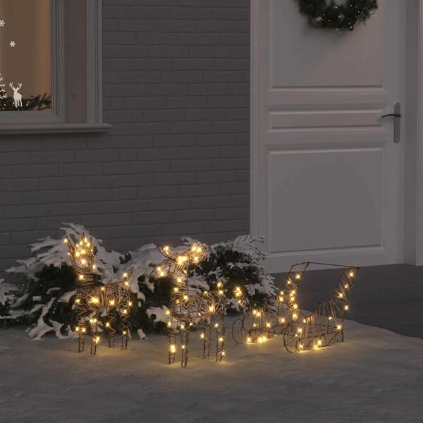 vidaXL P&otilde;dra T&otilde;ukesaan Soe valge 53 x 28 x 33 cm Rotang