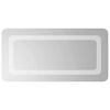vidaXL LED vannitoa peegel L&auml;bipaistev 60 x 30 cm karastatud klaas
