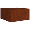 vidaXL taimekast, 80 x 80 x 40 cm, Corten teras
