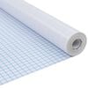 vidaXL aknakile, j&auml;&auml;tunud, triibud, 0,9 x 10 m, PVC
