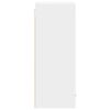 vidaXL Seinakapp ladustamisega uksega Valge 50 x 31 x 80 cm Tehispuit