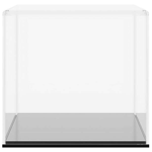 vidaXL vitriinkast, läbipaistev, 30x15x14 cm, akrüül