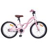 vidaXL Laste Bike 18 Tolli 5-7 aastastele Hele roosa