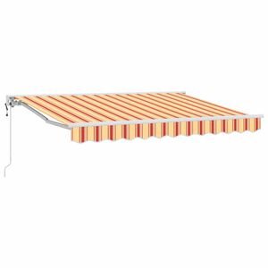 vidaXL K&auml;igukohandatav varikatus Mitmev&auml;rviline 350 x 200 cm