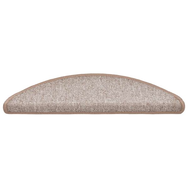 vidaXL trepimatid 20 tk 56 x 17 x 3 cm helepruunid poolringikujulised