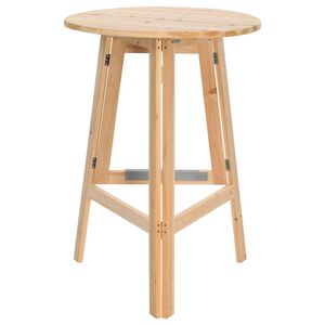 vidaXL kokkupandav baarilaud, 78 cm, kuusepuit