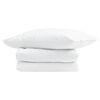 vidaXL Suvised teki padjaga 2 pcs Valge Down Feather