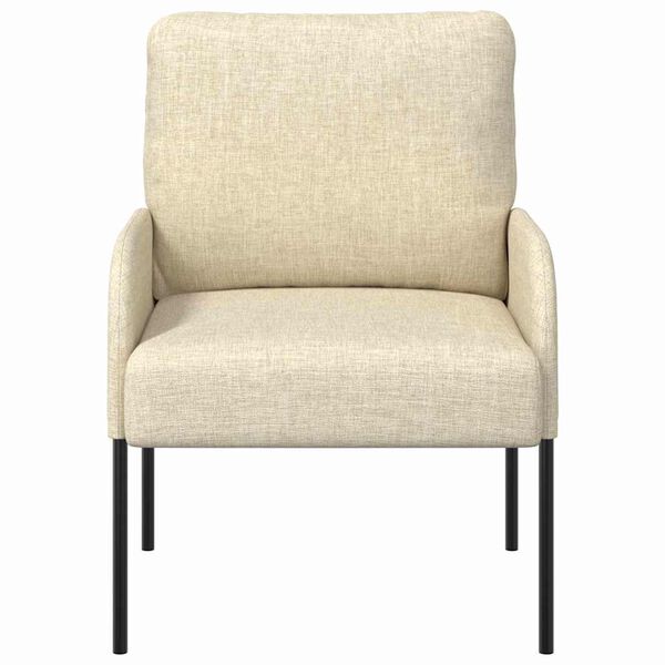 vidaXL Diivanid padjaga 55cm cream Vineer