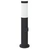 vidaXL pollarvalgusti pistikupesaga 50 cm roostevaba teras IP44