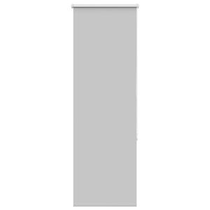 vidaXL Ruloo pimendav helehall 40x130 cm Kanga laius 35,7 cm pol&uuml;ester