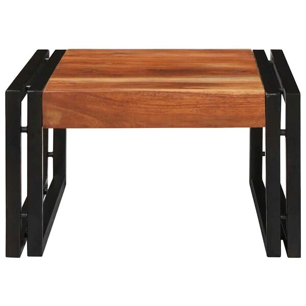 vidaXL Vannitoa riiul riiuliga 40 x 50 x 23 cm Tugev Mangopuit ja Raud