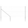 vidaXL Aiapost Galvaniseeritud 50 x 1 m Teras