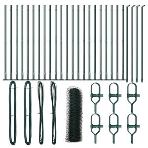 vidaXL Aiapost Roheline