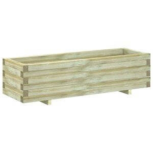 vidaXL taimelava, 120 x 40 x 30 cm, puit, kandiline