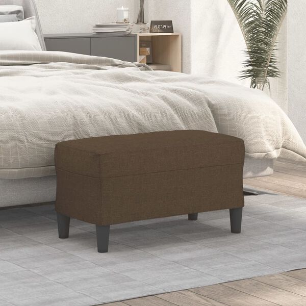 vidaXL pink, pruun, 70 x 35 x 41 cm, kangas