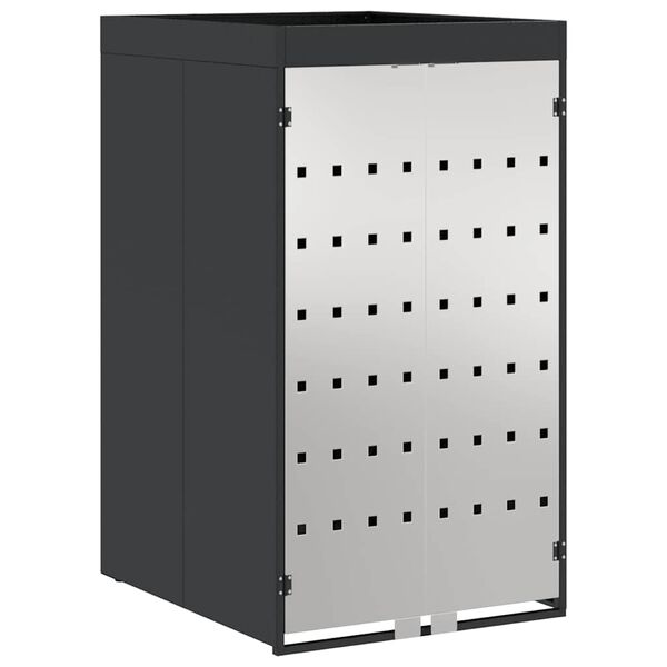 vidaXL Ratastega j&auml;&auml;tmekasti hoidmine kastmiskatusega 240L kastile