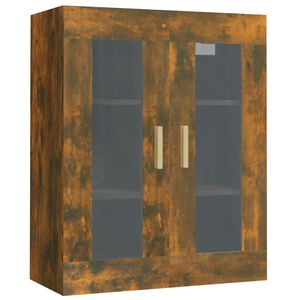 vidaXL seinakapp, suitsutatud tamm, 69,5x34x90 cm
