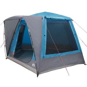 vidaXL Telkimise telk Kabintelk Sinine 420 x 420 x 227 cm Pol&uuml;ester