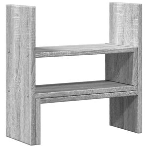 vidaXL kirjutuslaua korrastaja, hall sonoma, 40x17x41 cm, tehispuit