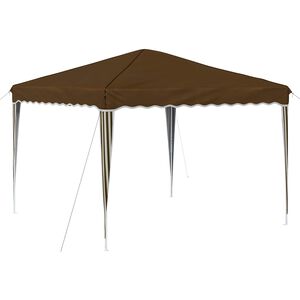 vidaXL &Uuml;hepuuline peotelk 288 x 288 x 245 cm Pruunikashall
