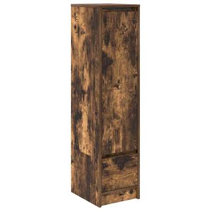 vidaXL k&otilde;rge kapp, suitsutatud tamm, 29,5x34x119,5 cm tehispuit