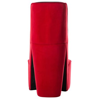 vidaXL kõrge kontsa kujuga tool, punane, samet