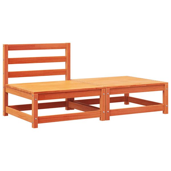 vidaXL käetugedeta aiadiivan koos patjade ja jalapingiga