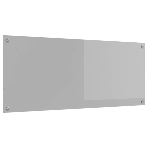vidaXL K&ouml;gi Splashback Helehall 120 x 50 x 0,6 cm karastatud klaas