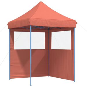 vidaXL kokkupandav pop-up peotelk 2 k&uuml;lgseinaga, terrakota