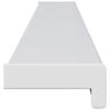 vidaXL Akna aluskate Valge 120 x 15 x 4,5 cm PVC