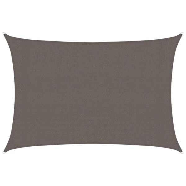 vidaXL päikesepuri 160 g/m² antratsiithall 3 x 4 m HDPE