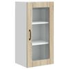 vidaXL Seinaklaasikapp PORTO Sonoma tamm 40 x 31 x 80 cm Tehispuit